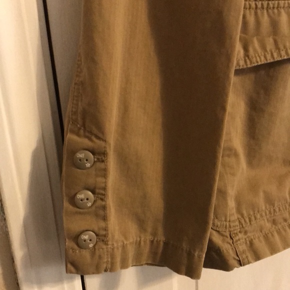 Converse One Star Jackets & Coats Single Breasted Button Up Color Tan Size XL - Picture 9 of 16